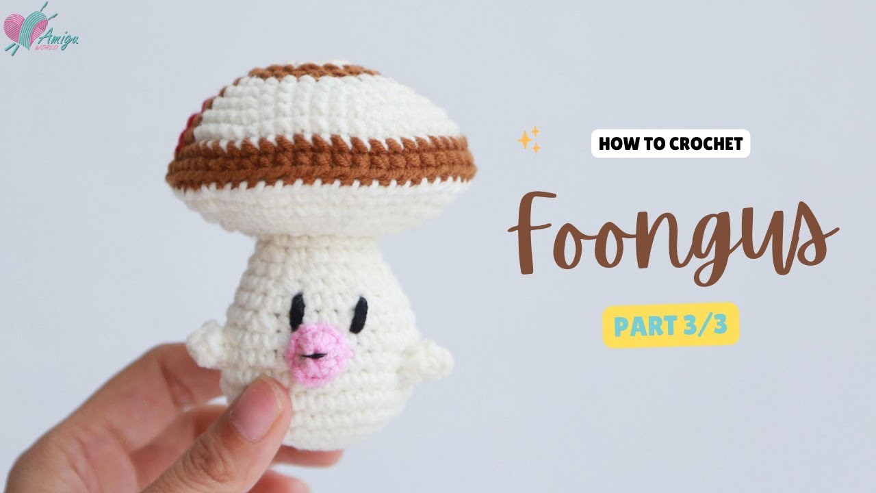 #414 | Amigurumi Foongus (3.3) | Crochet Pokémon Amigurumi | Free Pattern | Amiguworld