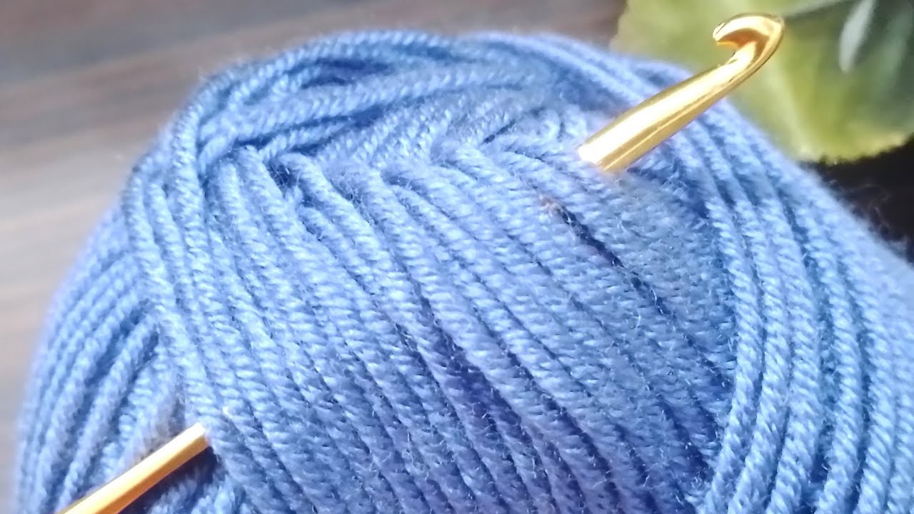 Amazing! Knitting stitch with a crochet needle! Easy and simple