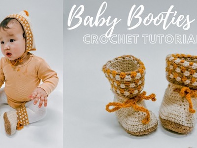 BABY BOOTIES Crochet Tutorial Easy & Beginner Friendly (Crochet With Aisha)