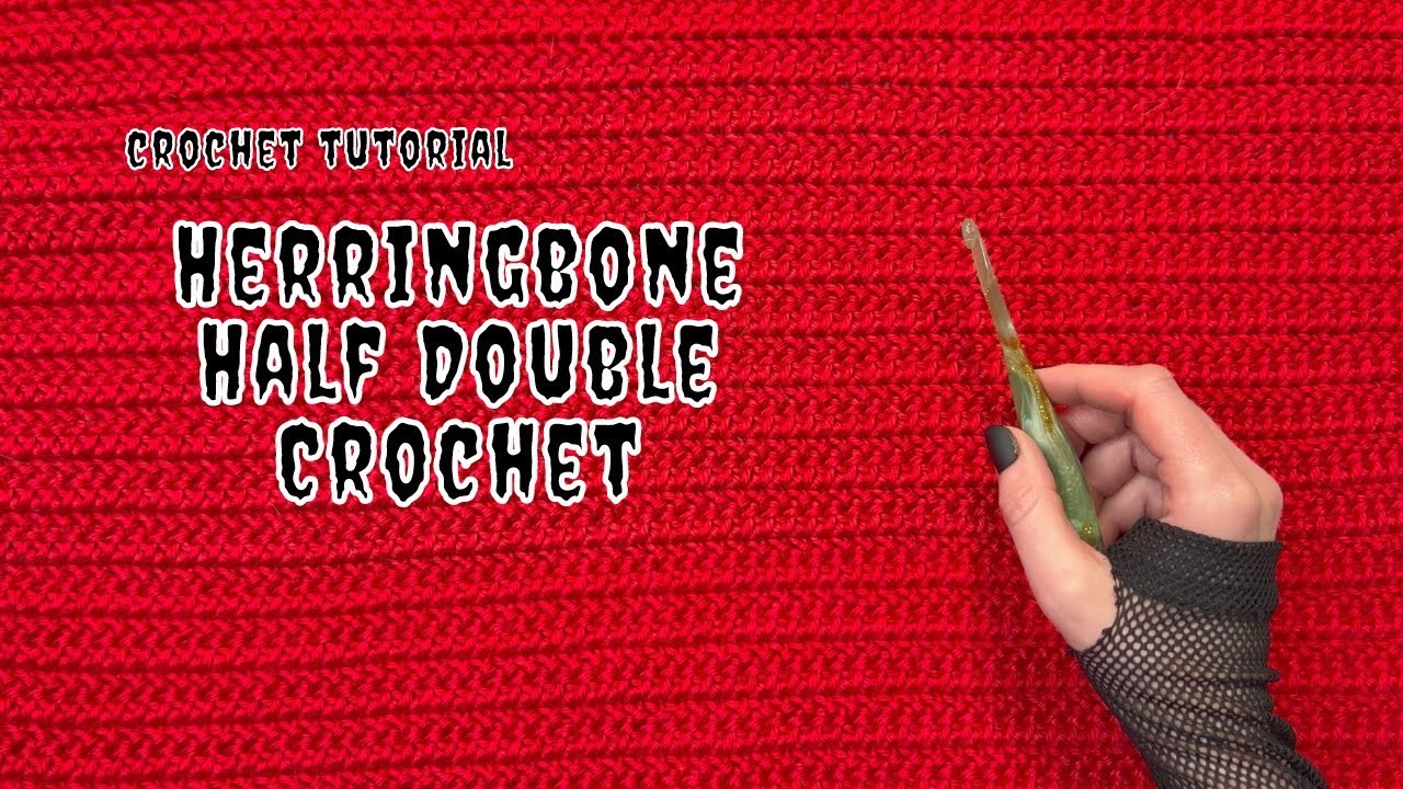 Crochet Along 2023 Square 2: The Herringbone Half Double Crochet Stitch