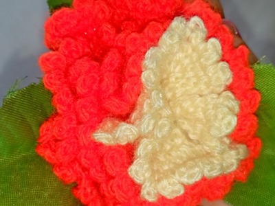 Crochet : Amazing Very Easy knitting crochet Flower Making