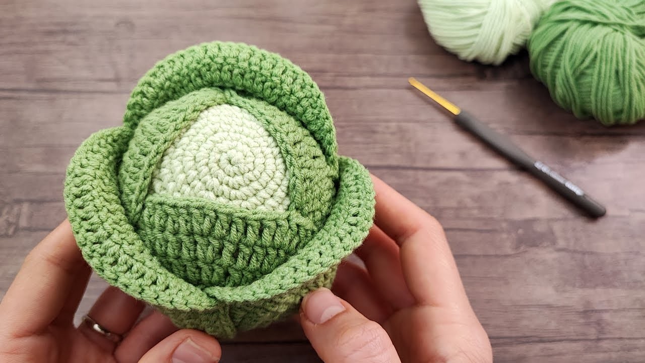 ???? Crochet Cabbage Amigurumi Pattern | Free Crochet Amigurumi Pattern (Step-by-Step)