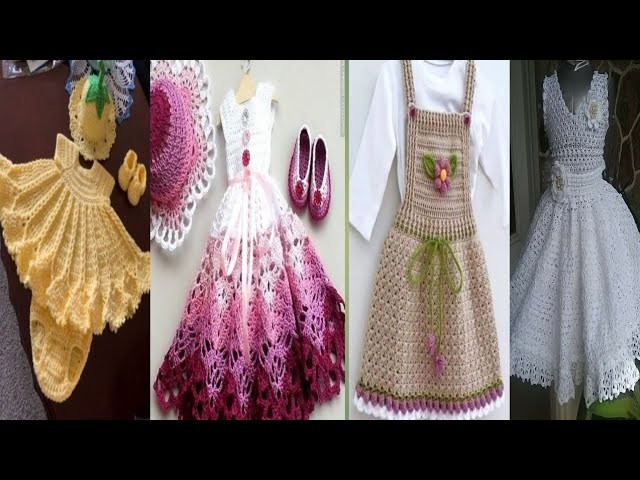 Crochet | Crochet baby girl dress design | Crochet frock design
