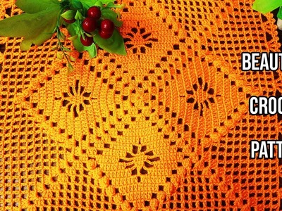 Crochet Design ( Thalposh. Table Cloth. Placemat. Doily ) in Hindi & Urdu - Woolen Craft 149