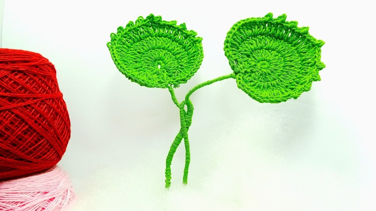 Crochet Flowers || Crochet Sunflower Leaves