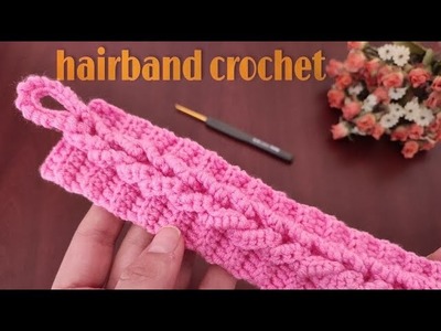 Crochet hairband| Easy crochet hair band for girl