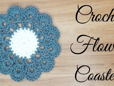 CROCHET: how to crochet a coaster | Rose Crochet & Craft