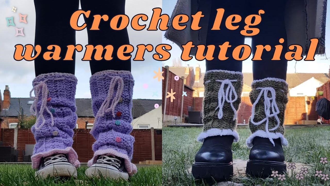 CROCHET LEG WARMERS TUTORIAL | Made to Fit & Adjustable | Beginner Friendly Tutorial