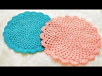 Crochet Placemat - Crochet Sousplat Tutorial