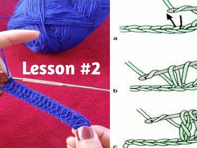 Crochet Project For Beginners - Lesson # 2 - Crochet Class
