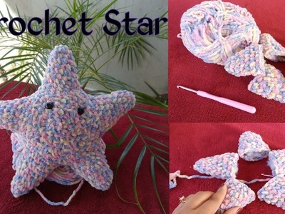 Crochet Star Cushion Pattern | Crochet Star Pillow Tutorial