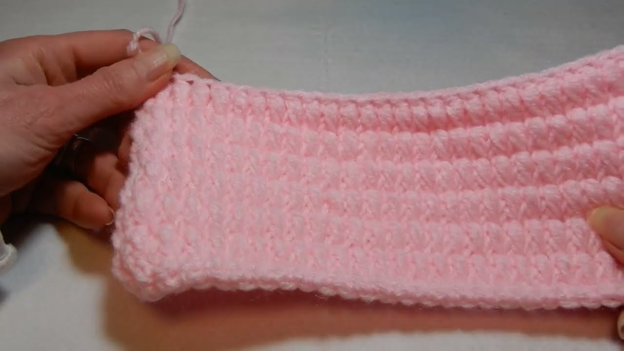Crochet Stitch for Blanket, Hat or Cardigan