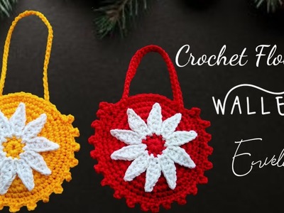 Crochet Wallet Keychains || Amplop Lebaran