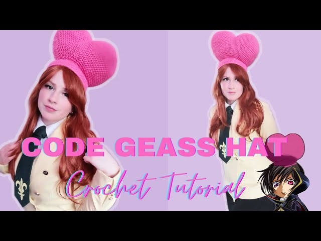 CUPID DAY | CODE GEASS ANIME| CROCHET INSPIRED HAT TUTORIAL