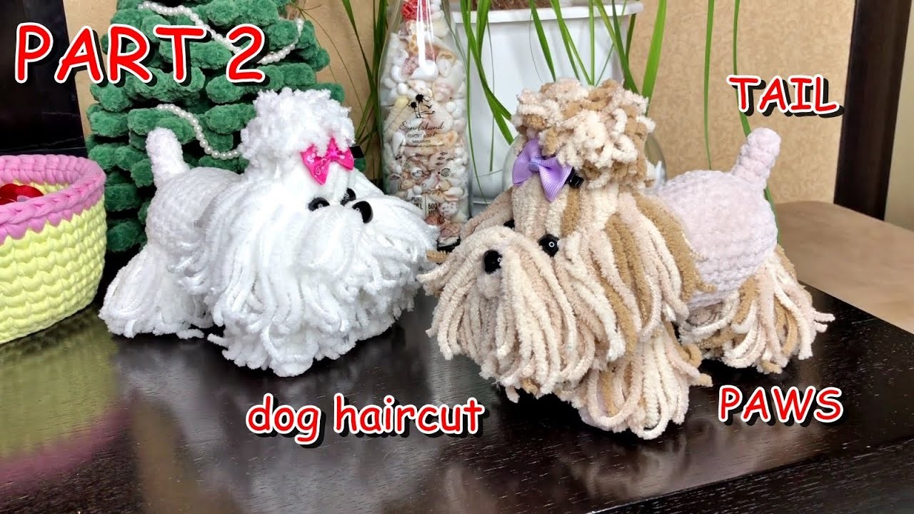 Cute Dog crochet. Part 2. Video Tutorial