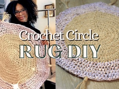 DIY Crochet Circle Rug