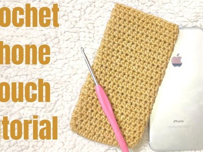 DIY Crochet Phone Cover tutorial with Step by Step instructions - Easy Crochet Ideas by RadCrochet