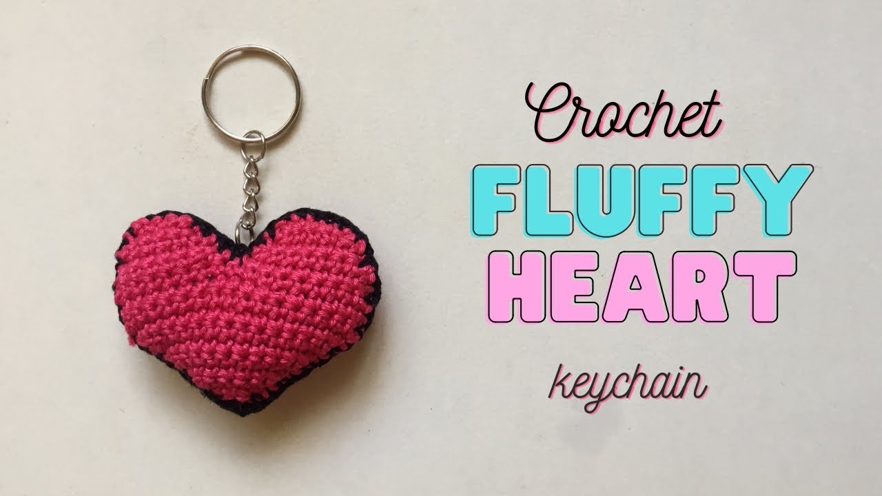 ???? Easy crochet heart amigurumi keychain | Crochet projects for beginners