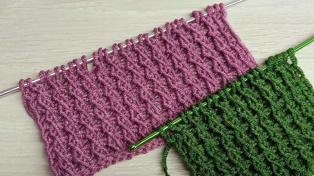 Great????✔️ Super Easy Tunisian Crochet Knitting ✔️