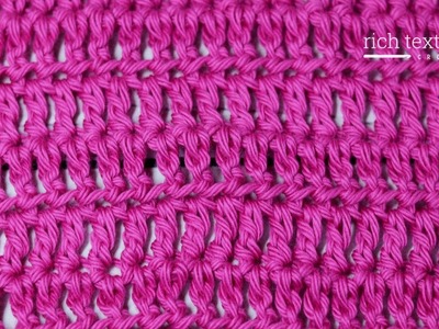 Half Treble Crochet Stitch | How to Crochet