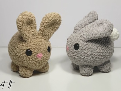 How to crochet a bunny plushie????????| Part 1 of 2 | Legs-Tail-Ears | Crochet It