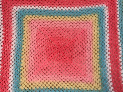 How to crochet a granny square blanket? | baby blanket