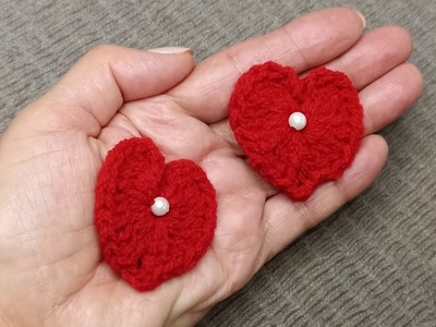 How to Crochet a Heart in 2 minutes!