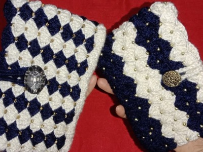 How to crochet a purse,easy crochet clutch tutorial#crochetpurses  #crochetbag #crochet #noshivlogs