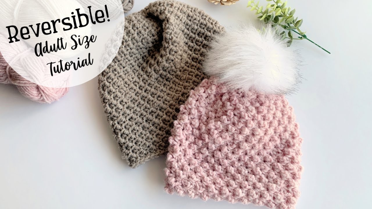 How to Crochet Hat for Beginners Free Pattern Adult Size Top Down Spiral Hat
