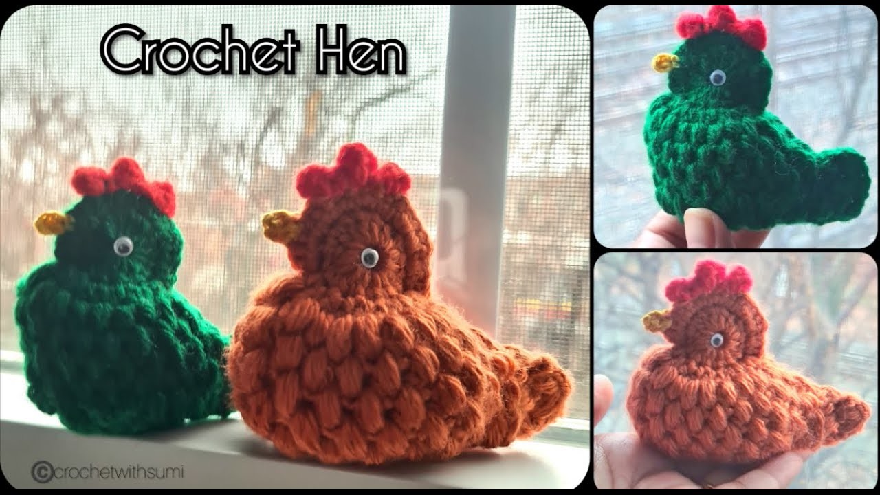 How To Crochet Hen || Crochet Amigurumi #crocheteaster #crochet #freecrochetpatterns