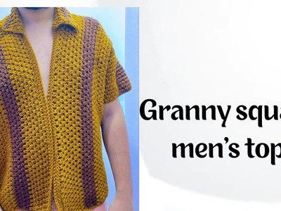 How to crochet men’s top