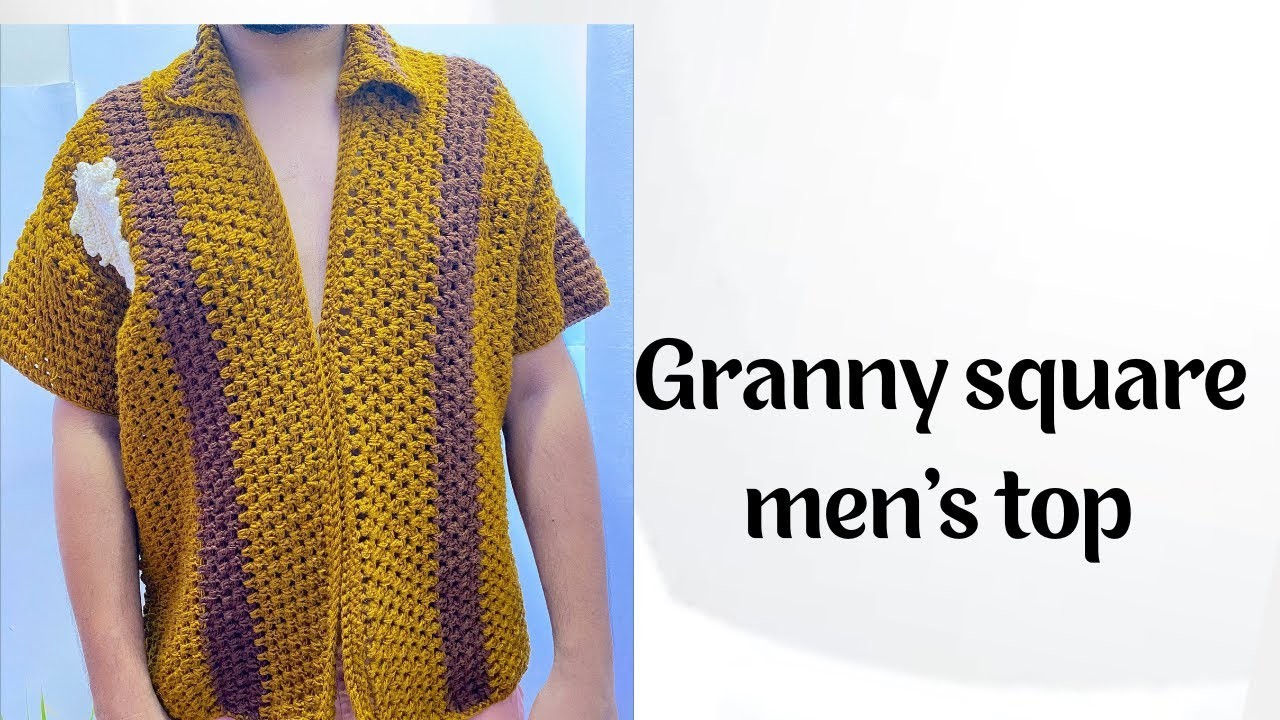 How to crochet men’s top
