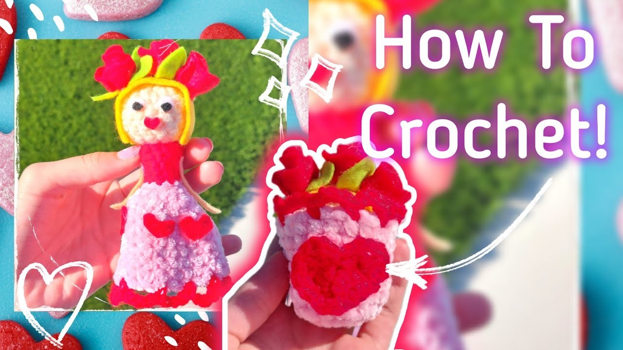 HOW TO CROCHET REVERSIBLE TOY!???????? How To Crochet A Princess, How To Crochet Flower Bouquet ???? Tutorial