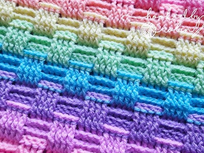 How to Crochet the Basketweave Stitch ????
