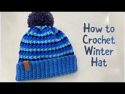 How to crochet winter hat