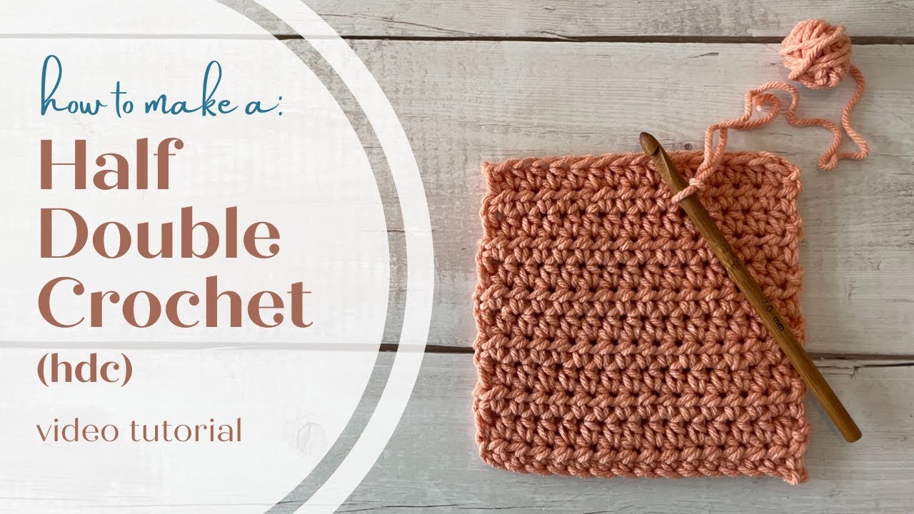 How to Half Double Crochet (hdc) - Crochet Tutorial