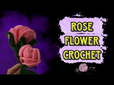 How To Make Crochet Amigurumi Beautiful Rose Flower Free Pattern For Beginner's|rose flower crochet
