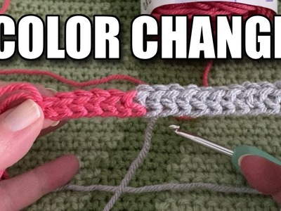 How to Transform Your Crochet Projects in SECONDS | Color Change Foundation Single Crochet Tutorial