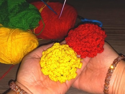 Learn how to crochet a beautiful flower in 5 mint |Aaina Zubair #subscribe #crochet #viral