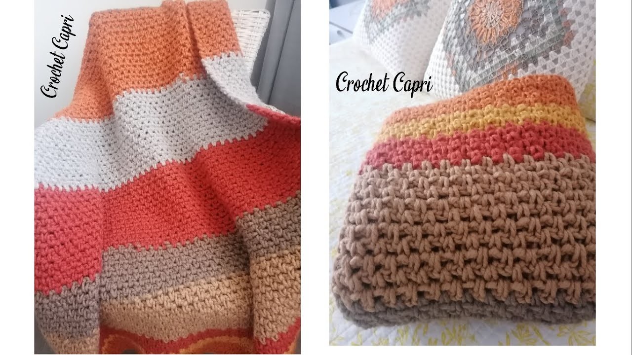 MANTA A CROCHET ????❄️#crochet #puntocrochet #mantatejida