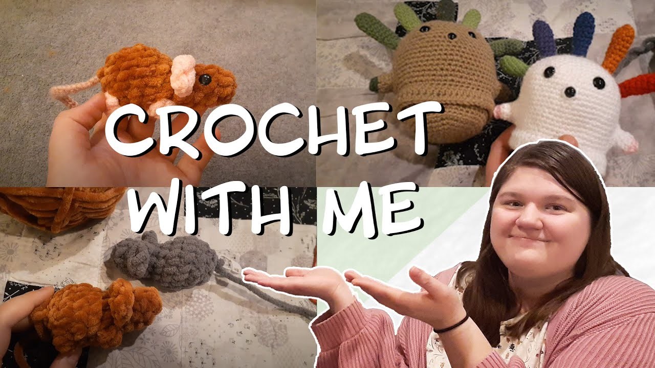 My First CROCHET With Me Vlog