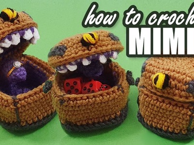 Propose with a Mimic! How to crochet a mini Mimic ring box.