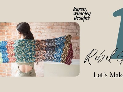 Rebel Galaxy Shawl - Let's Learn How to Crochet It