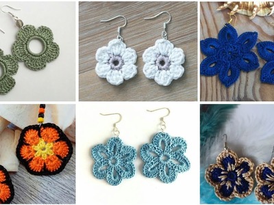 #shorts #youtubeshorts Crochet Thread Earrings Tutorial| CROCHET