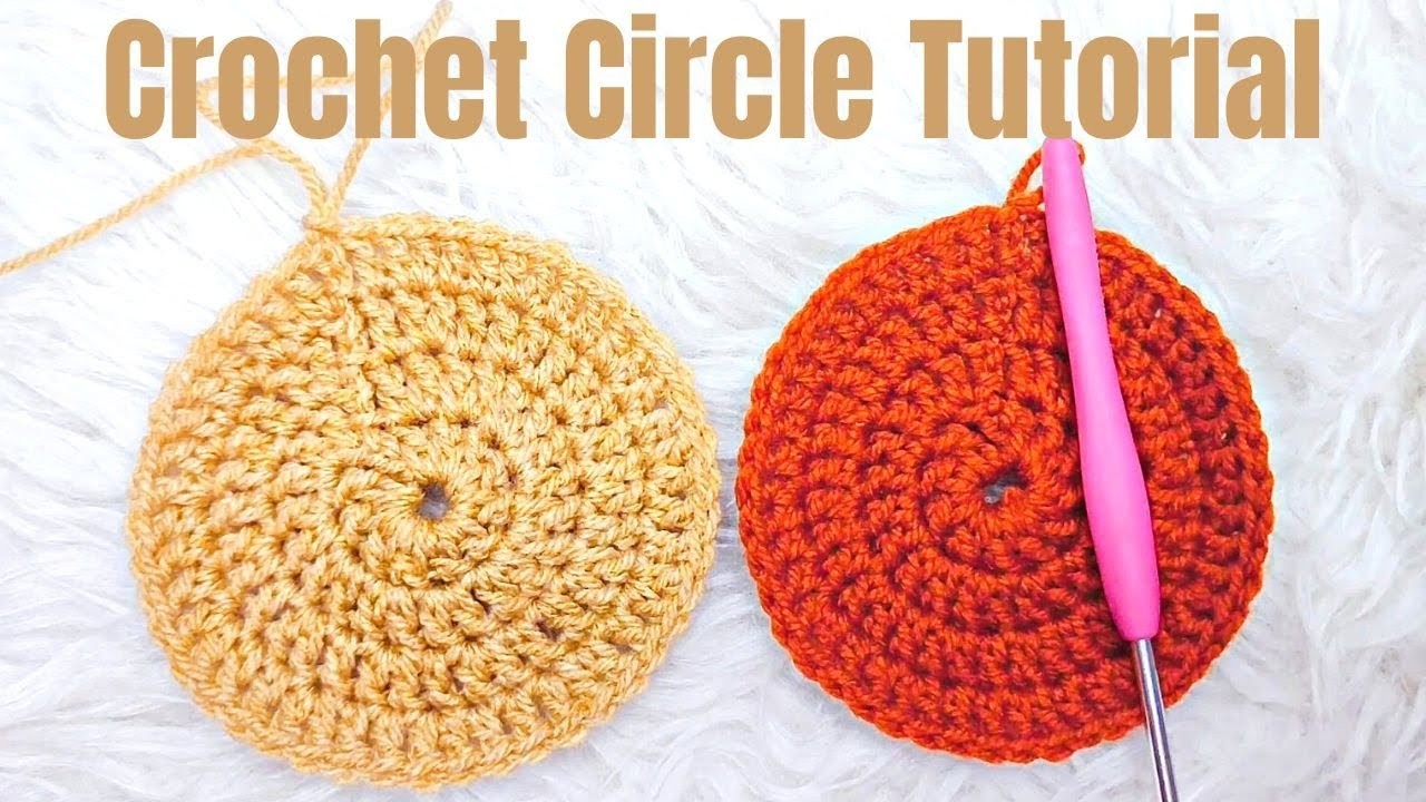 Simple Easy Beginner Crochet Circle With Step by Step Instructions by RadCrochet