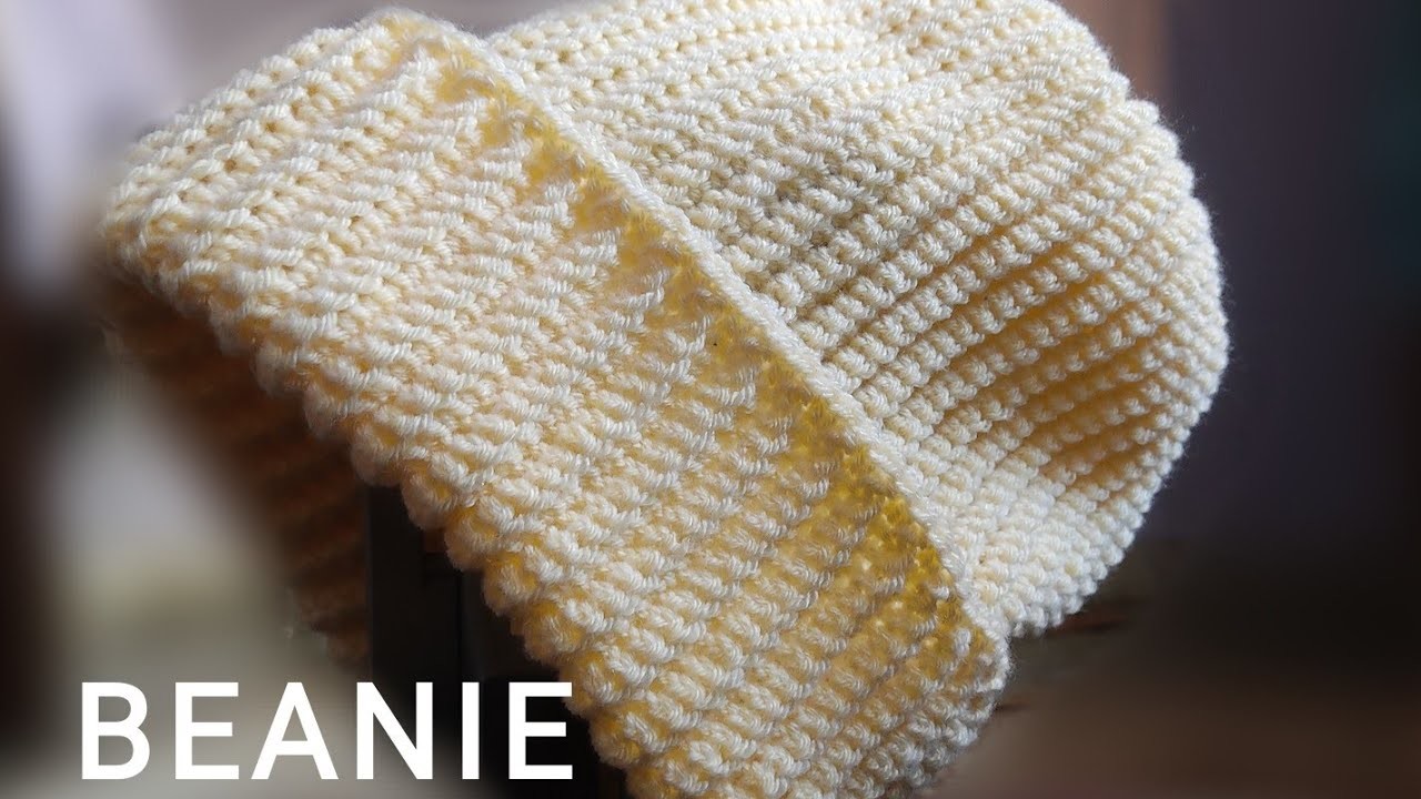 Single Crochet back loop only Beanie - part 1 | Calligralina