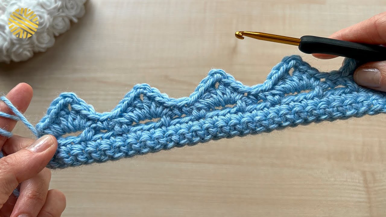 SUPER EASY Crochet Border for Beginners! ???? ???? Wonderful Crochet Edging for Blanket, Shawl and Scarf