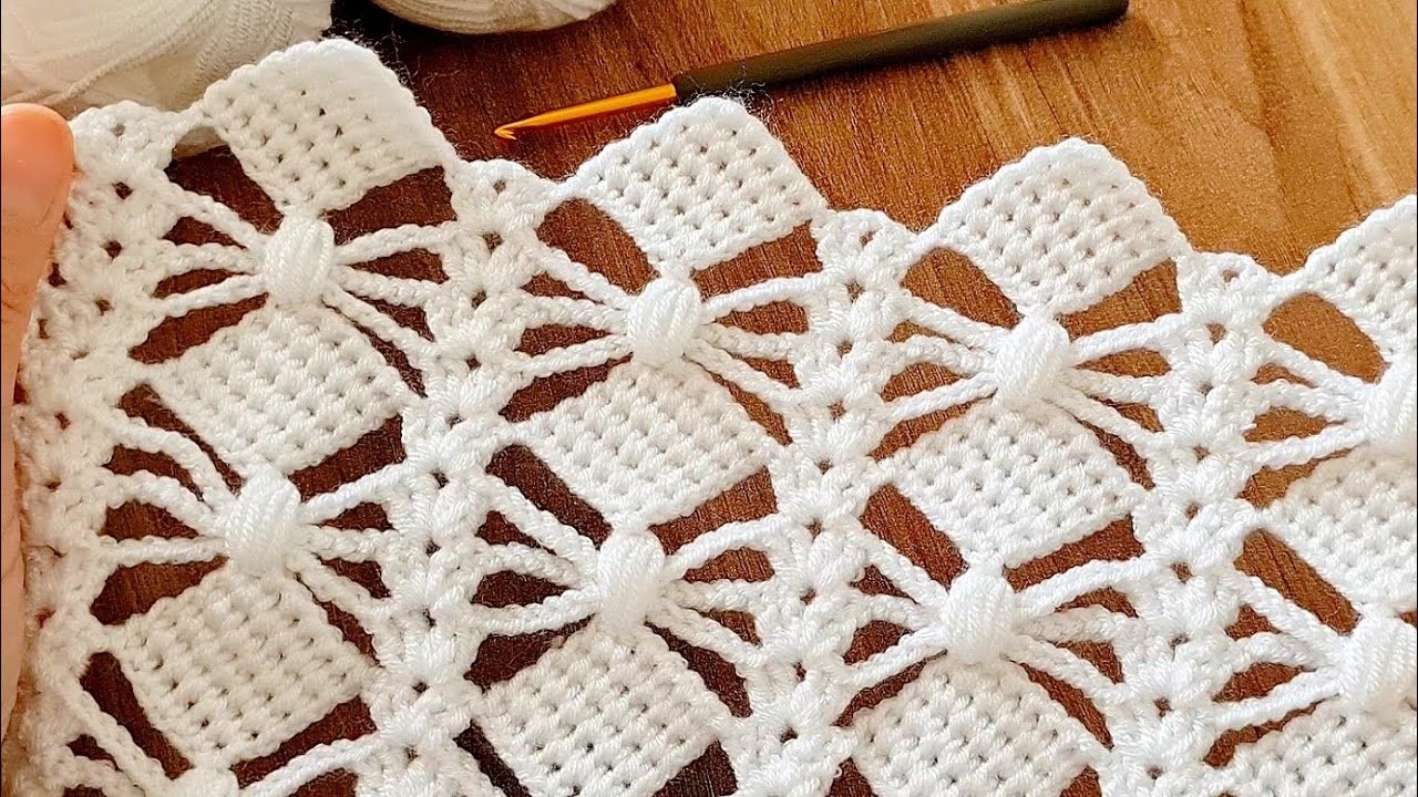 The MOST BEAUTIFUL and UNIQUE Crochet Pattern You've Ever Seen! ???? EASY Crochet for Blanket