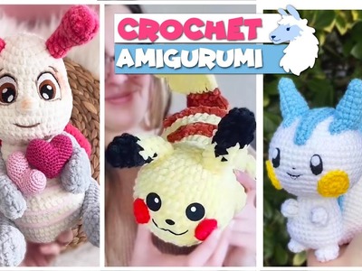 TikTok Crochet  Amigurumi PLUSHIES, Crochet Toys Compilation 163 | @blu_llama