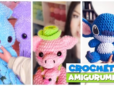 TikTok Crochet  Amigurumi ???? PLUSHIES ???? Crochet TOYS Compilation 170 | @blu_llama